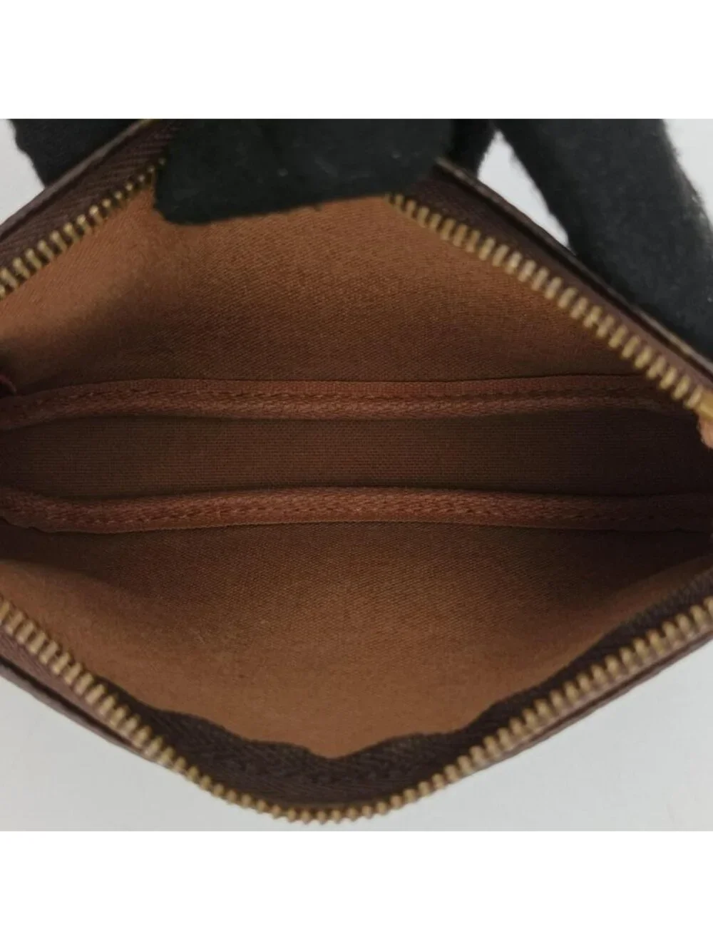 Louis Vuitton Mini Pochette Brown Monogram Canvas Handbag